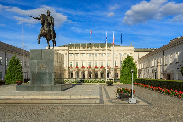 Pałac Prezydencki w Warszawie.